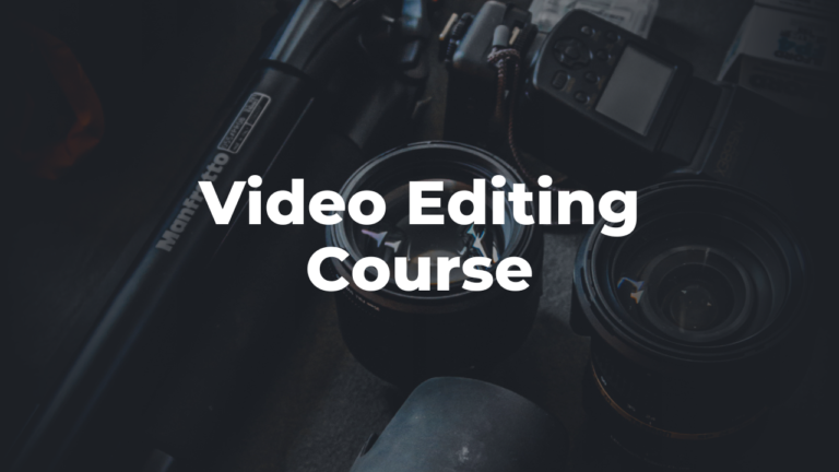 Video Editing Course